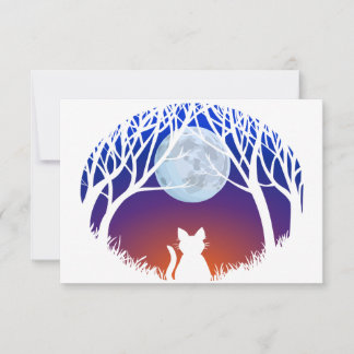 Fat Cat Invitations Personalized Cat Lover Card