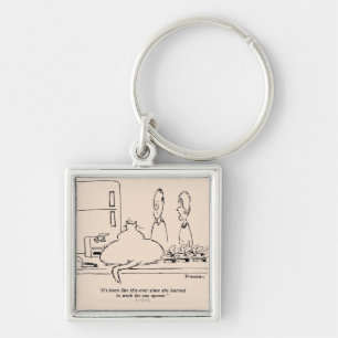 Fat Cat Keychain