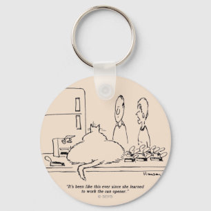 Fat Cat Keychain