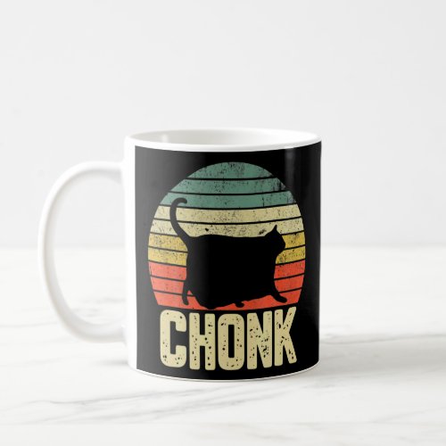 Fat Cat Meme Chonk Cat  Coffee Mug