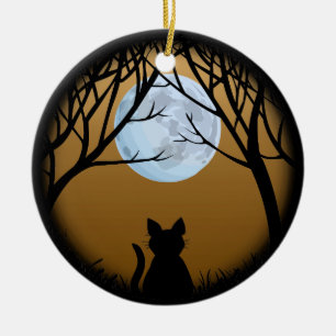 Fat Cat Ornament Personalized Cat Decoration Gift
