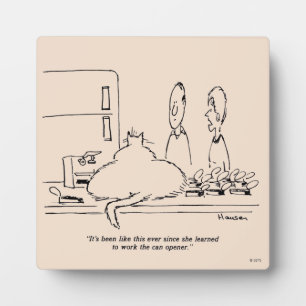Fat Cat Plaque
