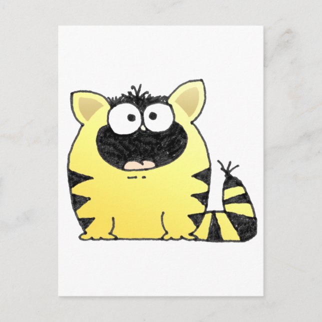 Fat Cat Postcard (Front)