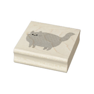 FAT CAT RUBBER STAMP