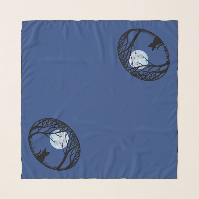 Fat Cat Scarf Cat Lover Scarves & Gifts (Front)