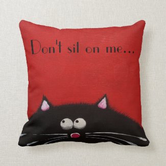 Fat Cat sofa pillow