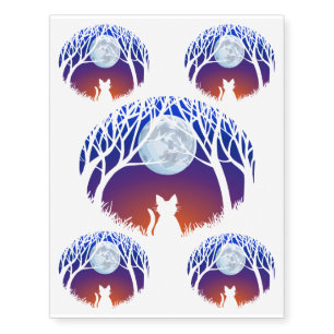 Fat Cat Temporary Tattoo Cat Lover Skin Art