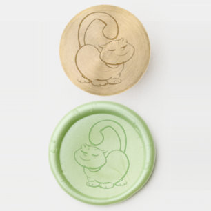 fat cat wax seal stamp