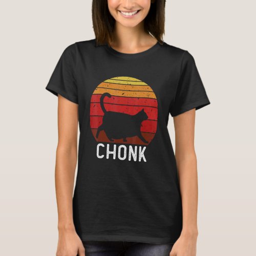 Fat Cats Meme Chonk Ca Big Cat Chungus T_Shirt