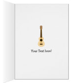 Fat Checkered Country Kitty Cat Acoustic Guitar (Inside (Right))