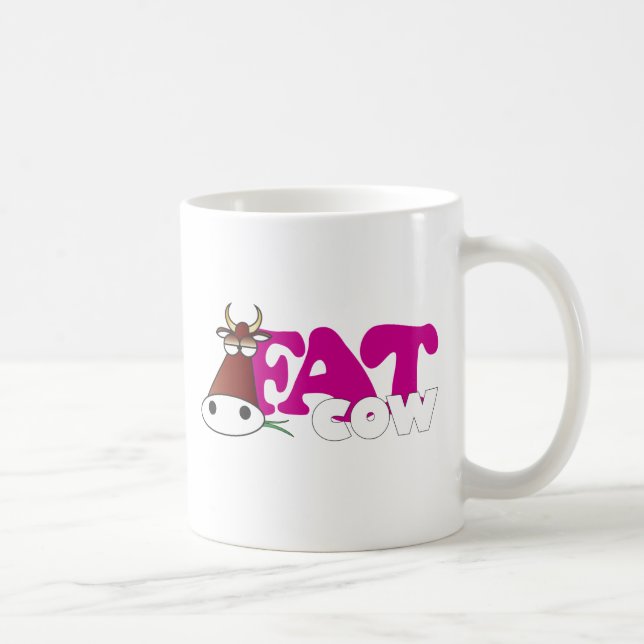 Fat Cow Coffee Mug (Right)