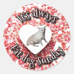 Fat dog Sticker