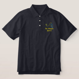 Fat dragon Sports Embroidered Polo Shirt