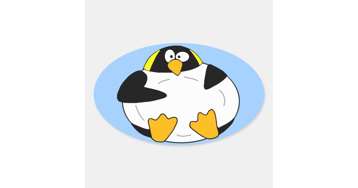 Fat Emperor Penguin Sticker | Zazzle Fat Emperor Penguin Sticker | Zazzle