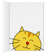 Fat Face Cat Blank Card (Inside (Right))