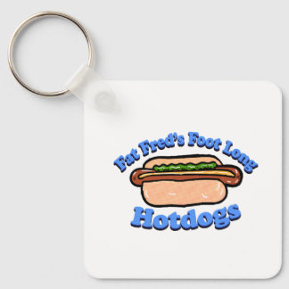 Fat Fred's Foot long Hotdogs  Keychain