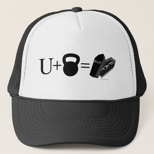 Fat Funeral Equation KB Trucker Hat (Front)