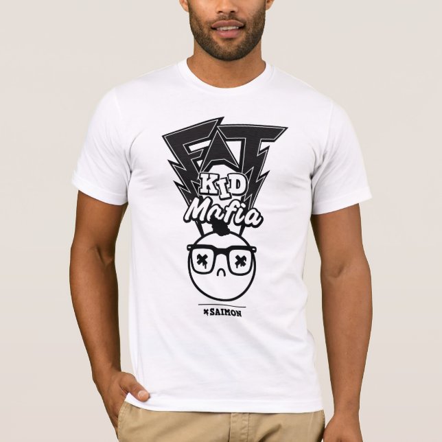 Fat Kid Mafia - The Team Head T-Shirt (Front)
