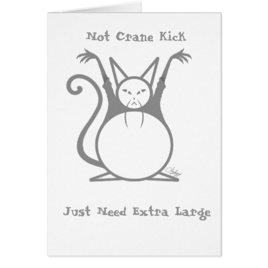 Fat Master Cat Cards (Front)