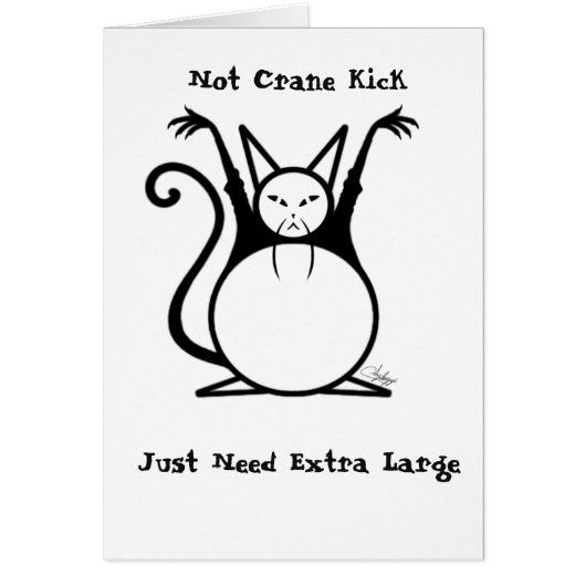Fat Master Cat Cards (Front)