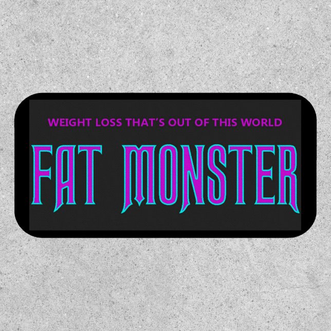 Fat Monster horror novel tie-in Patch (Front)