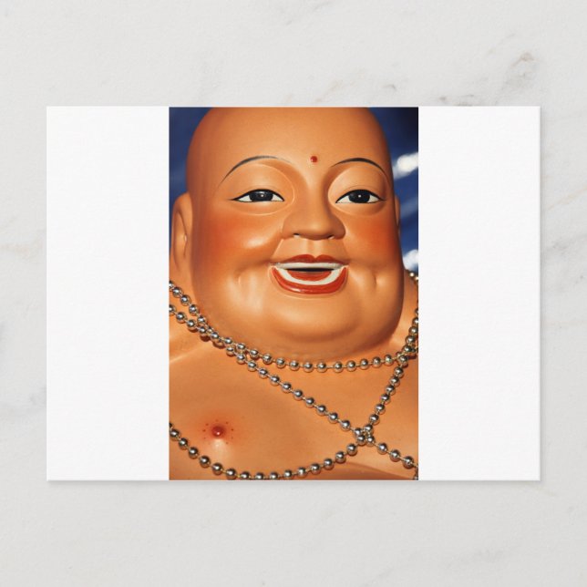 Fat orange Buddha Postcard (Front)