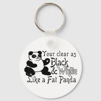 Fat Panda Keychain
