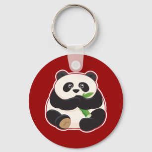 Fat Panda Keychain