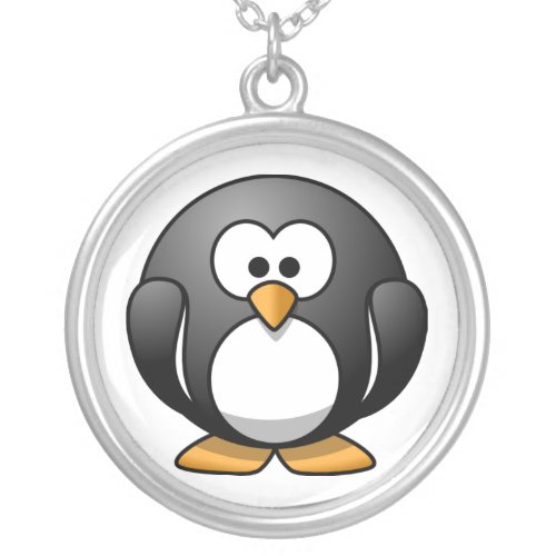Fat Penguin Cartoon Necklace