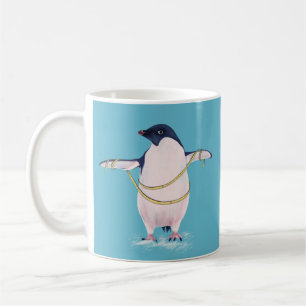 Fat Penguin On Diet Cute Funny Bird Coffee Mug