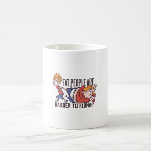 Fat people funny coffee mug