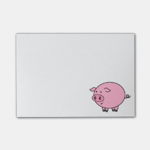 Fat Pig Post-it Notes