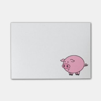 Fat Pig Post-it Notes by Imagology at Zazzle