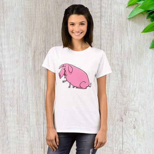 Fat Pink Pig T_Shirt