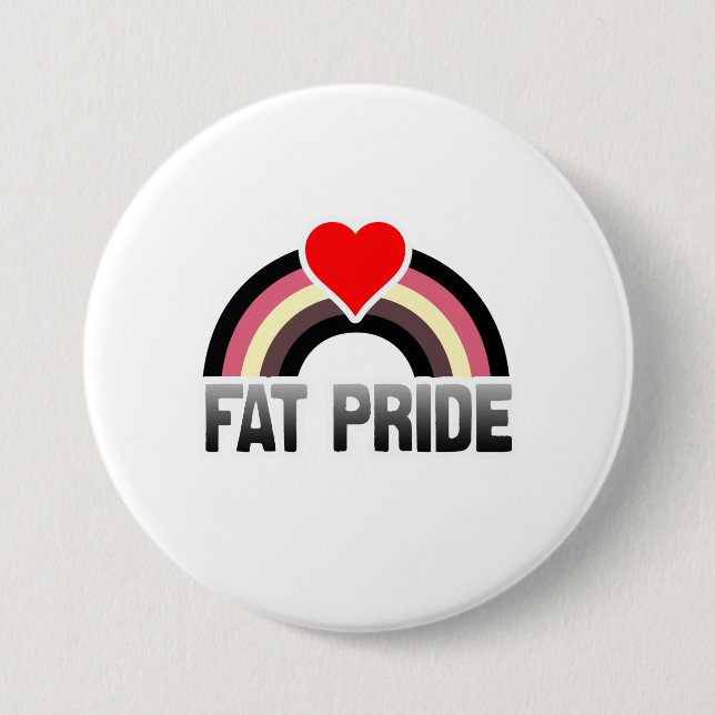 Fat Pride Button (Front)