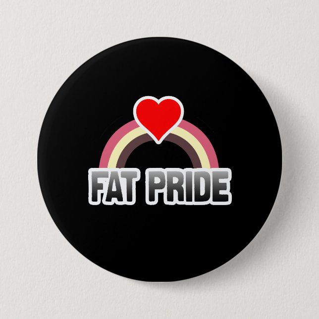 Fat Pride Button (Front)