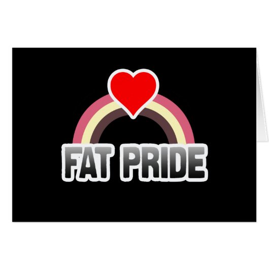 Fat Pride Cards (Front Horizontal)