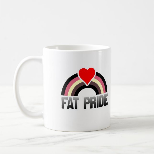 Fat Pride Coffee Mug (Left)
