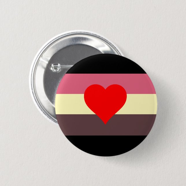 Fat Pride Flag Button (Front & Back)