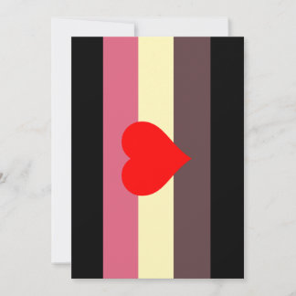 Fat Pride Flag Holiday Card