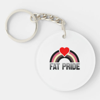 Fat Pride Keychain