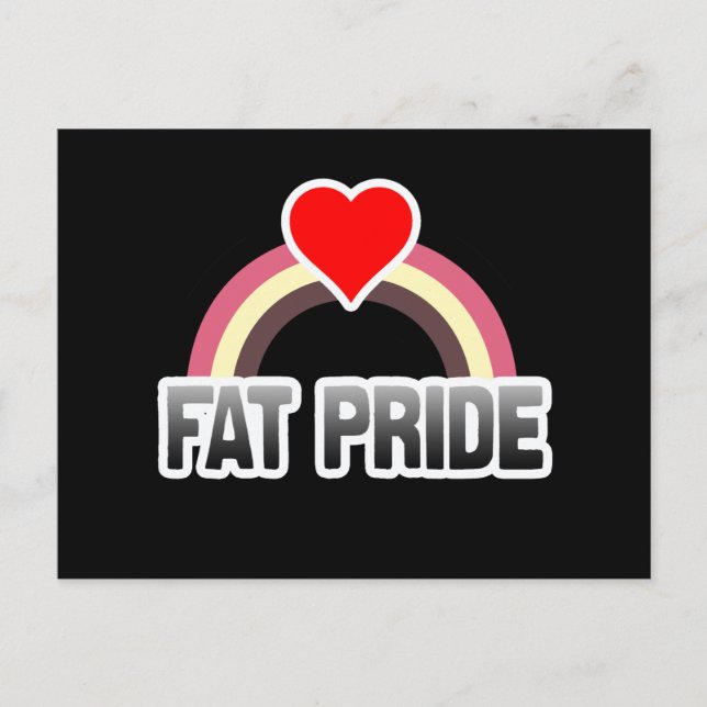 Fat Pride Postcard (Front)