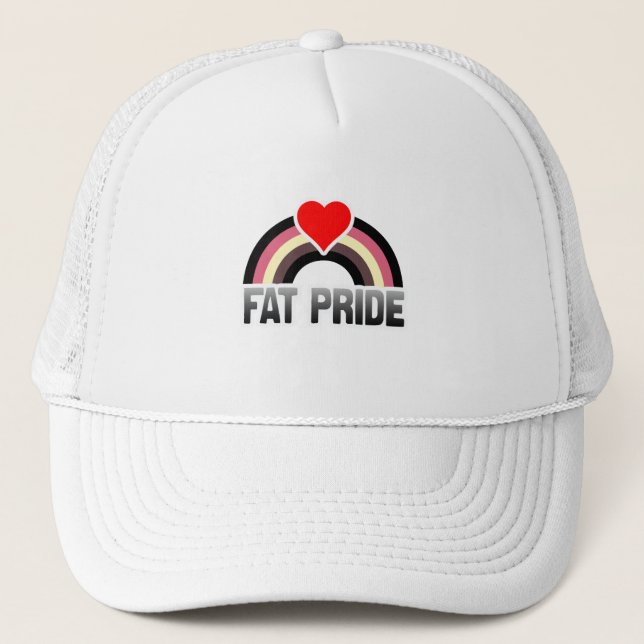 Fat Pride Trucker Hat (Front)
