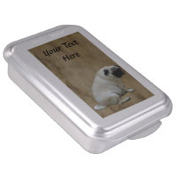 Pug shop cake pan