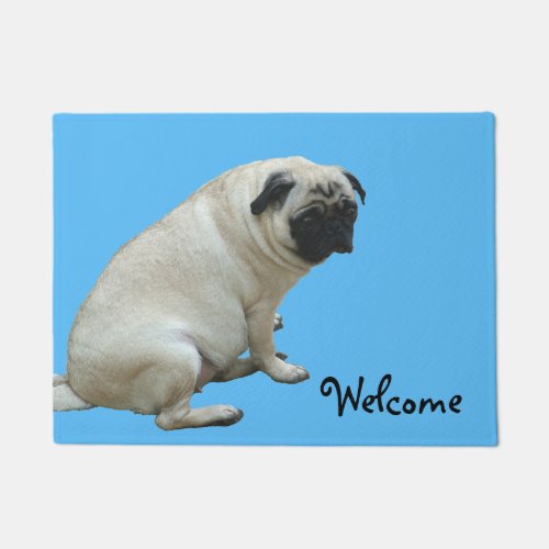 Fat Pug Doormat