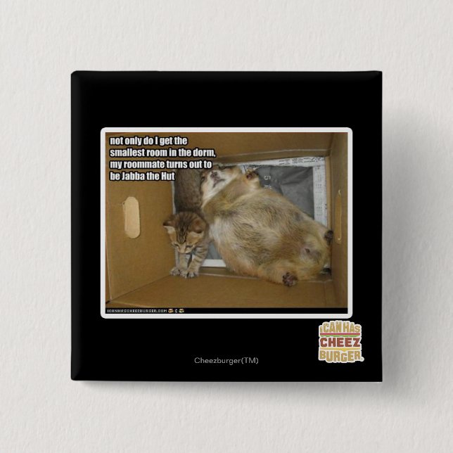 Fat roommate button (Front)