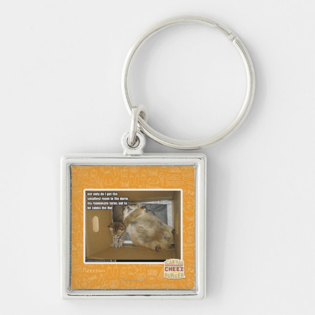 Fat roommate keychain (Front)