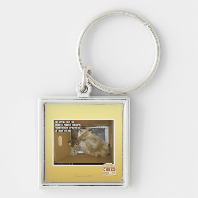 Fat roommate keychain (Front)