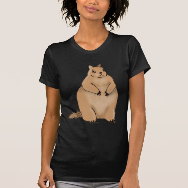 fat squirrel T-Shirt (Front)