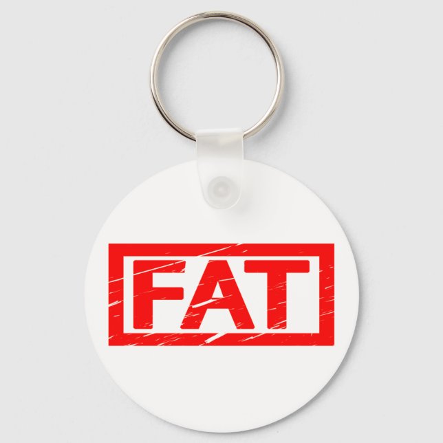 Fat Stamp Keychain (Front)